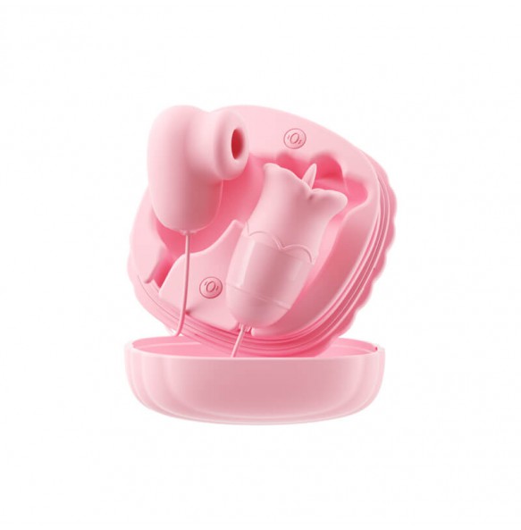 MizzZee - MagicBox Pleasure Suction Vibrating Egg (Chargeable - Pink)